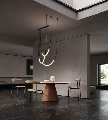 Leda Crystal Chandelier - Elegant Lighting with Dimmable Functionality