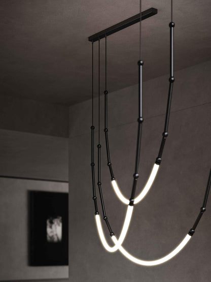Leda Crystal Chandelier - Elegant Lighting with Dimmable Functionality