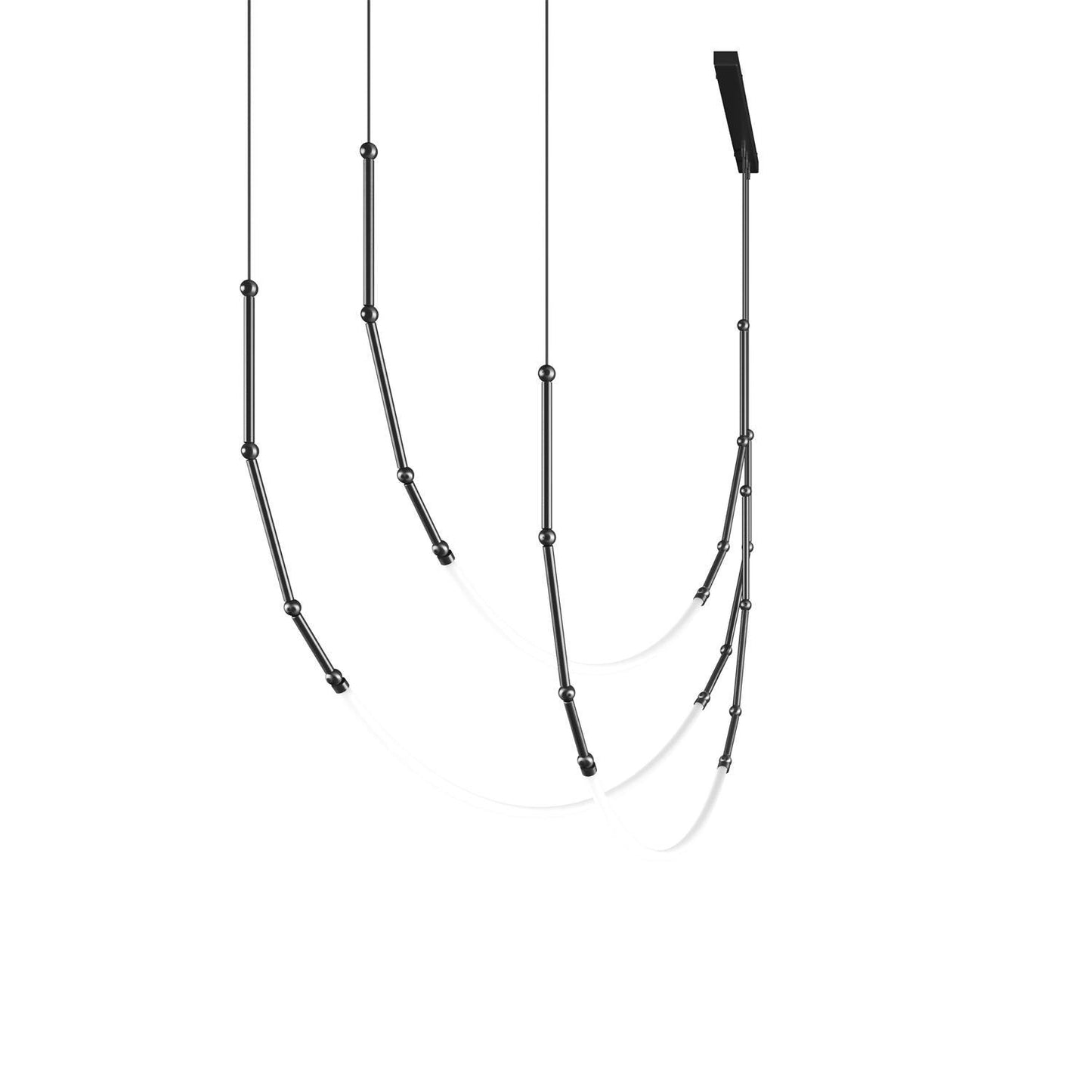 Leda Crystal Chandelier - Elegant Lighting with Dimmable Functionality