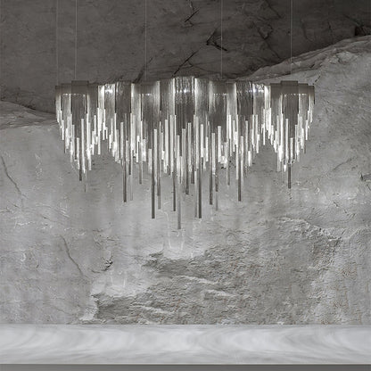 Elegant Length Chains Chandelier - Adjustable Height, Modern Design