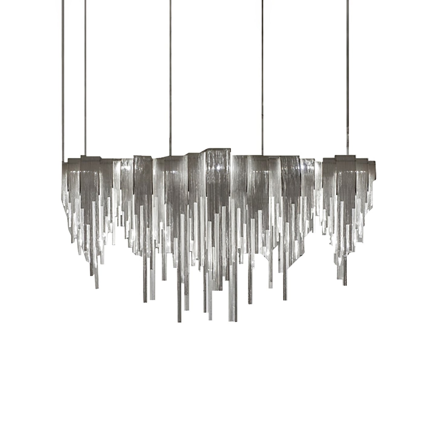 Elegant Length Chains Chandelier - Adjustable Height, Modern Design
