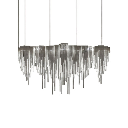 Elegant Length Chains Chandelier - Adjustable Height, Modern Design