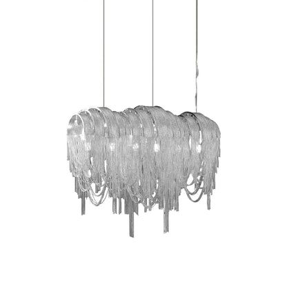 Elegant Length Chains Chandelier - Adjustable Height, Modern Design
