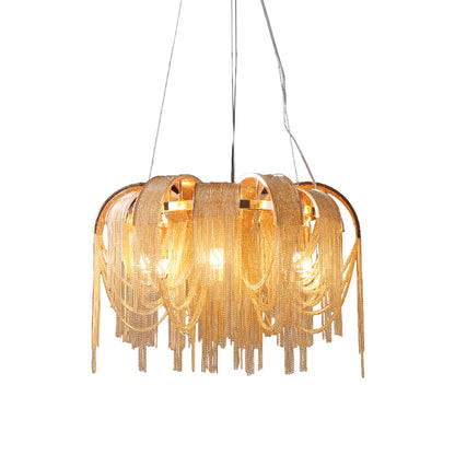 Elegant Length Chains Chandelier - Adjustable Height, Modern Design