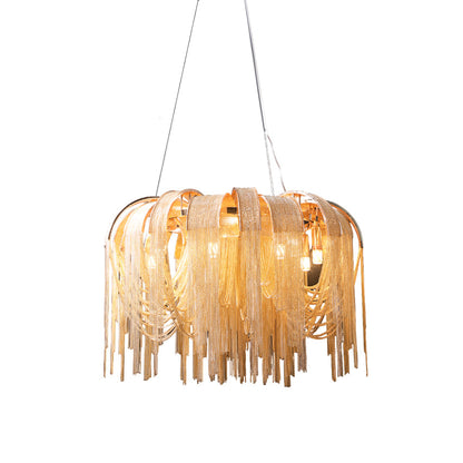 Elegant Length Chains Chandelier - Adjustable Height, Modern Design