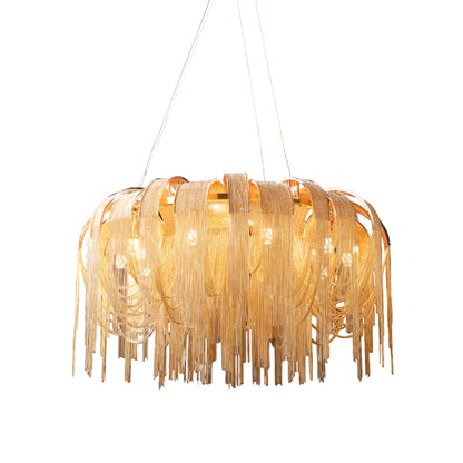 Elegant Length Chains Chandelier - Adjustable Height, Modern Design