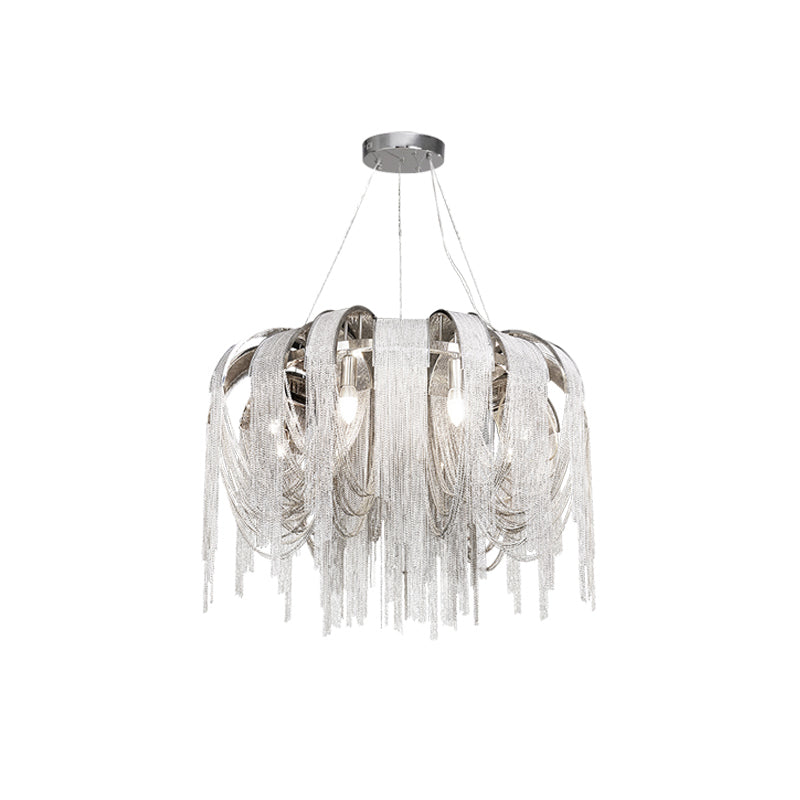 Elegant Length Chains Chandelier - Adjustable Height, Modern Design