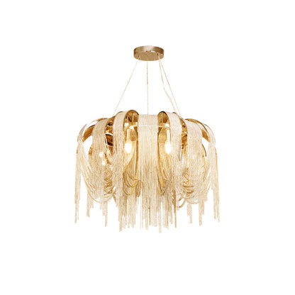 Elegant Length Chains Chandelier - Adjustable Height, Modern Design