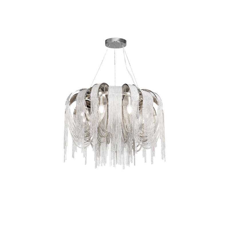 Elegant Length Chains Chandelier - Adjustable Height, Modern Design