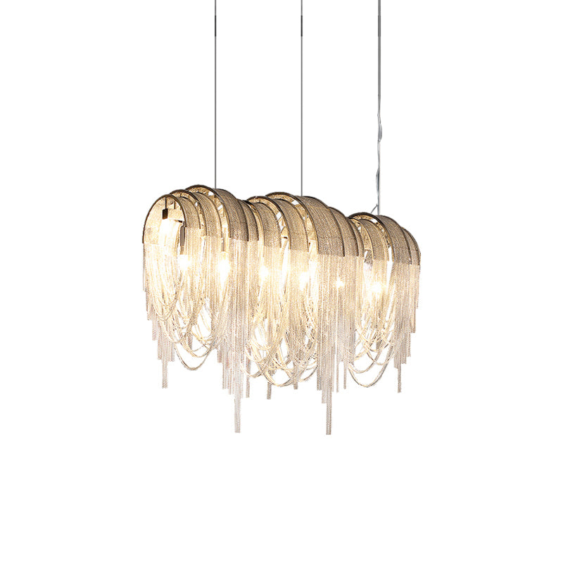 Elegant Length Chains Chandelier - Adjustable Height, Modern Design