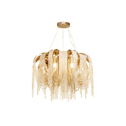 Elegant Length Chains Chandelier - Adjustable Height, Modern Design