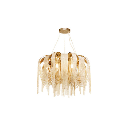 Elegant Length Chains Chandelier - Adjustable Height, Modern Design