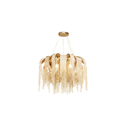 Elegant Length Chains Chandelier - Adjustable Height, Modern Design