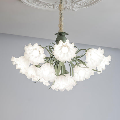 Lily of the Valley Flower Chandelier - Elegant Design, LED Lighting