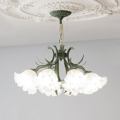 Lily of the Valley Flower Chandelier - Elegant Design, LED Lighting
