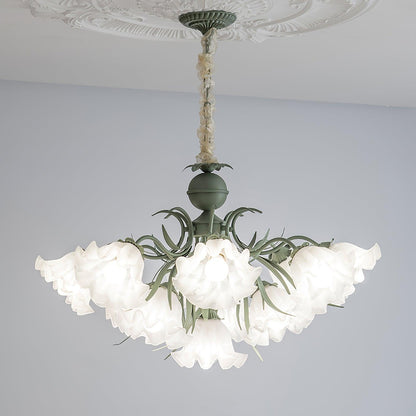 Lily of the Valley Flower Chandelier - Elegant Design, LED Lighting