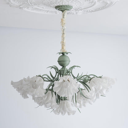 Lily of the Valley Flower Chandelier - Elegant Design, LED Lighting