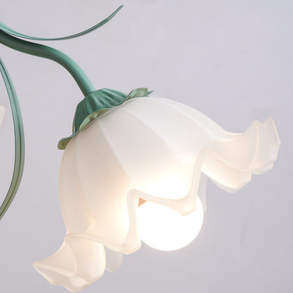 Lily of the Valley Flower Chandelier - Elegant Design, LED Lighting
