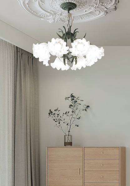 Lily of the Valley Flower Chandelier - Elegant Design, LED Lighting