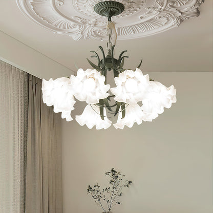 Lily of the Valley Flower Chandelier - Elegant Design, LED Lighting