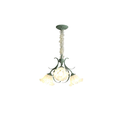 Lily of the Valley Flower Chandelier - Elegant Design, LED Lighting