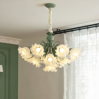 Lily of the Valley Flower Chandelier - Elegant Design, LED Lighting