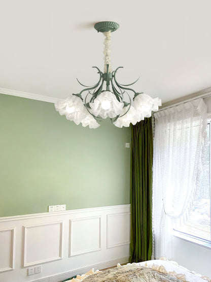 Lily of the Valley Flower Chandelier - Elegant Design, LED Lighting