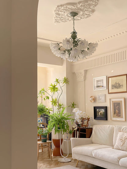 Lily of the Valley Flower Chandelier - Elegant Design, LED Lighting