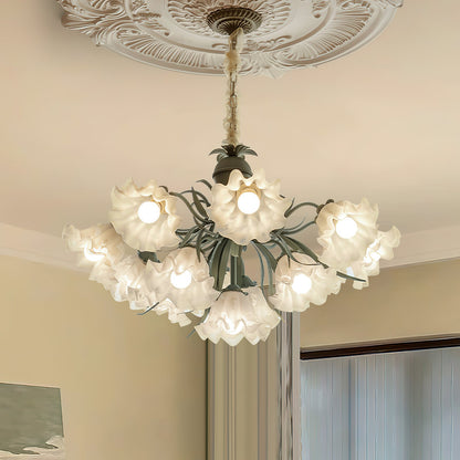 Lily of the Valley Flower Chandelier - Elegant Design, LED Lighting