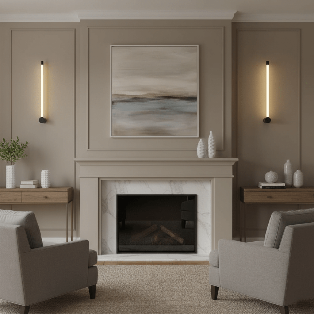 Modern Linear LED Sconce - Dimmable, Energy-Efficient Lighting Solutio
