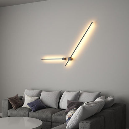 Rechargeable Linear LED Wall Light with Motion Sensor & Dimmable Brigh