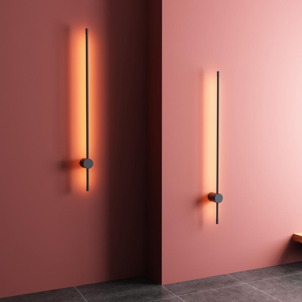 Rechargeable Linear LED Wall Light with Motion Sensor & Dimmable Brigh