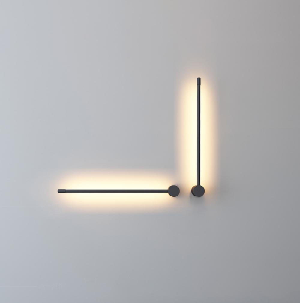 Rechargeable Linear LED Wall Light with Motion Sensor & Dimmable Brigh