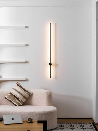 Rechargeable Linear LED Wall Light with Motion Sensor & Dimmable Brigh