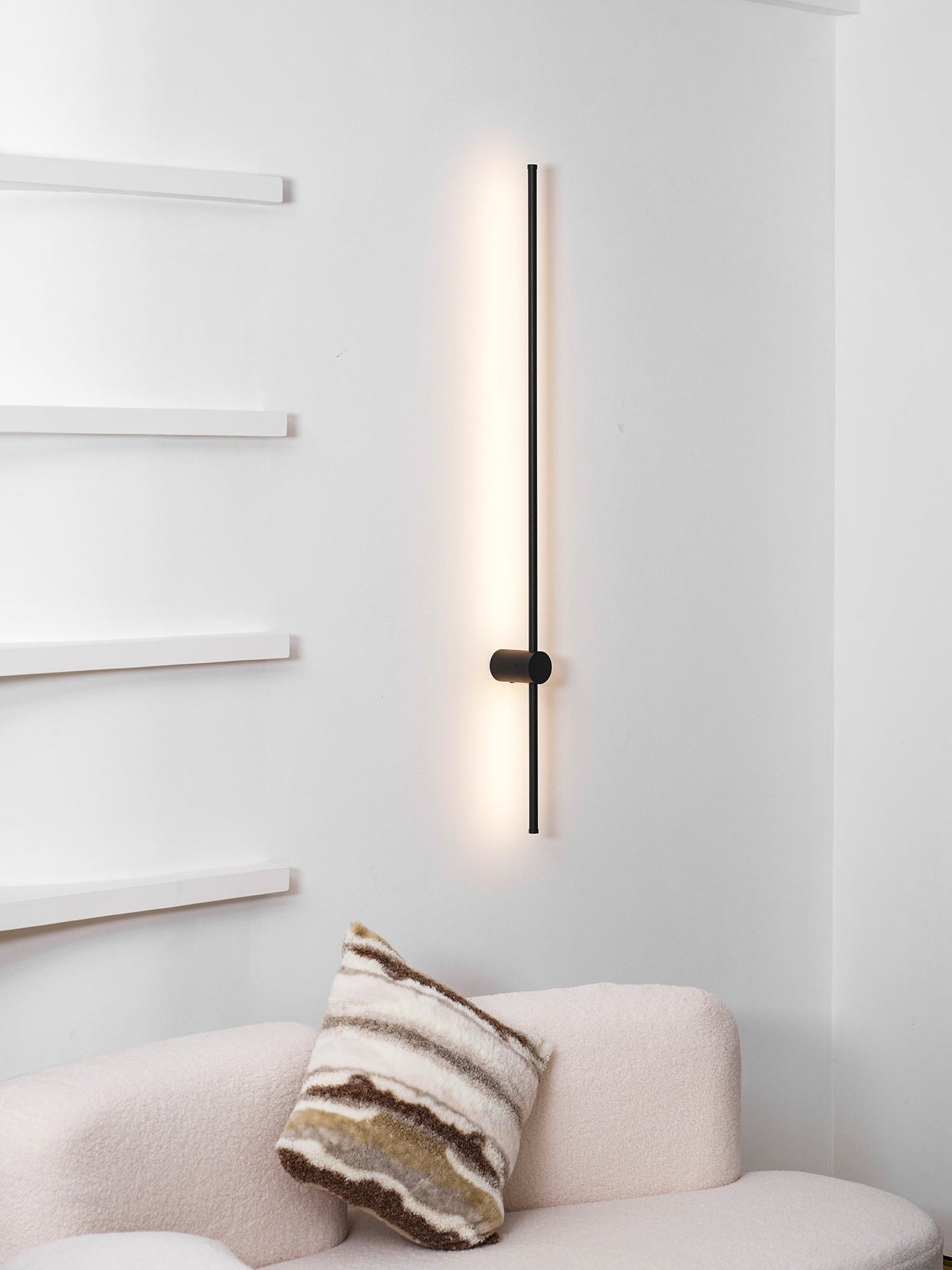 Rechargeable Linear LED Wall Light with Motion Sensor & Dimmable Brigh