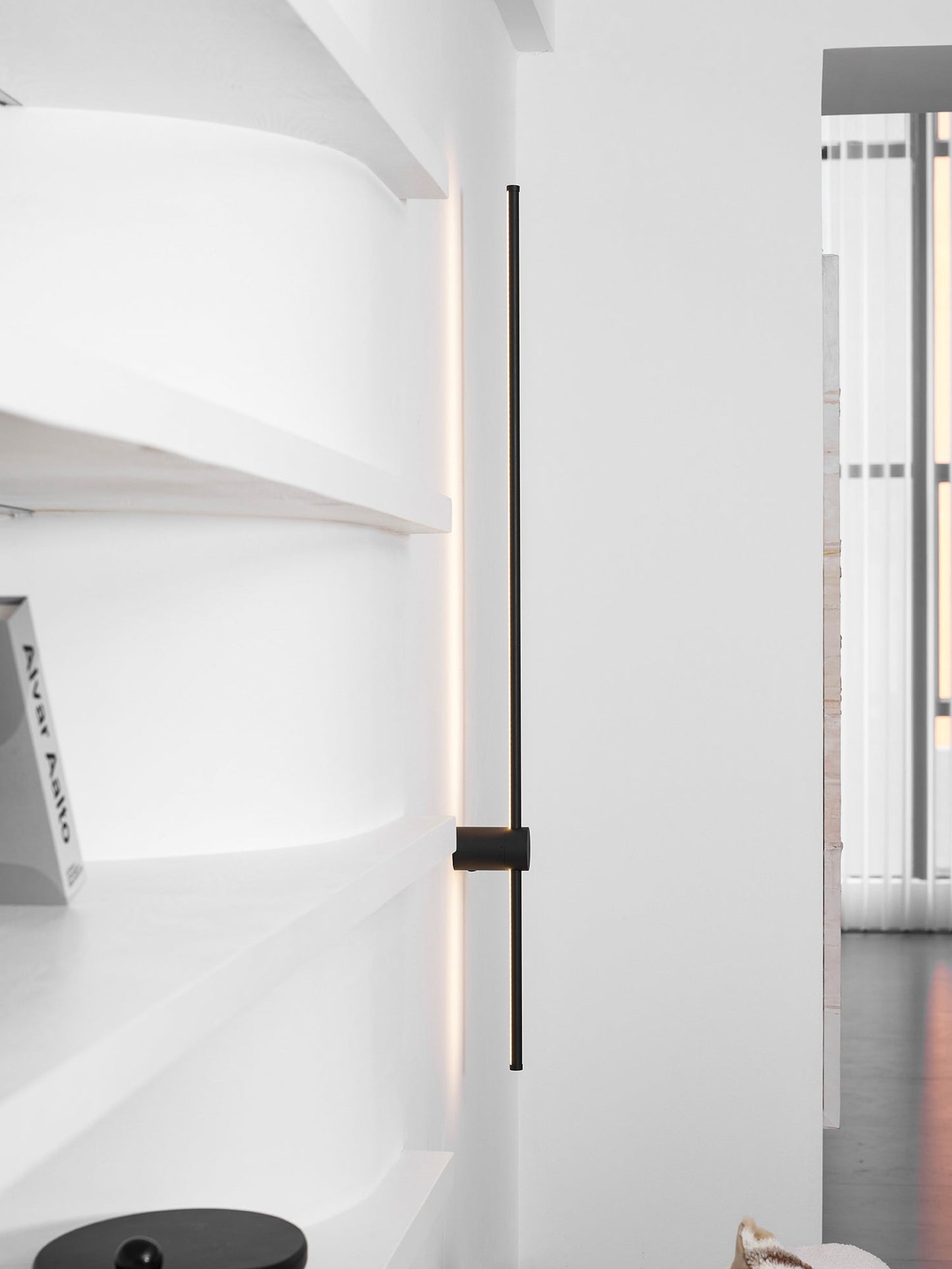 Rechargeable Linear LED Wall Light with Motion Sensor & Dimmable Brigh