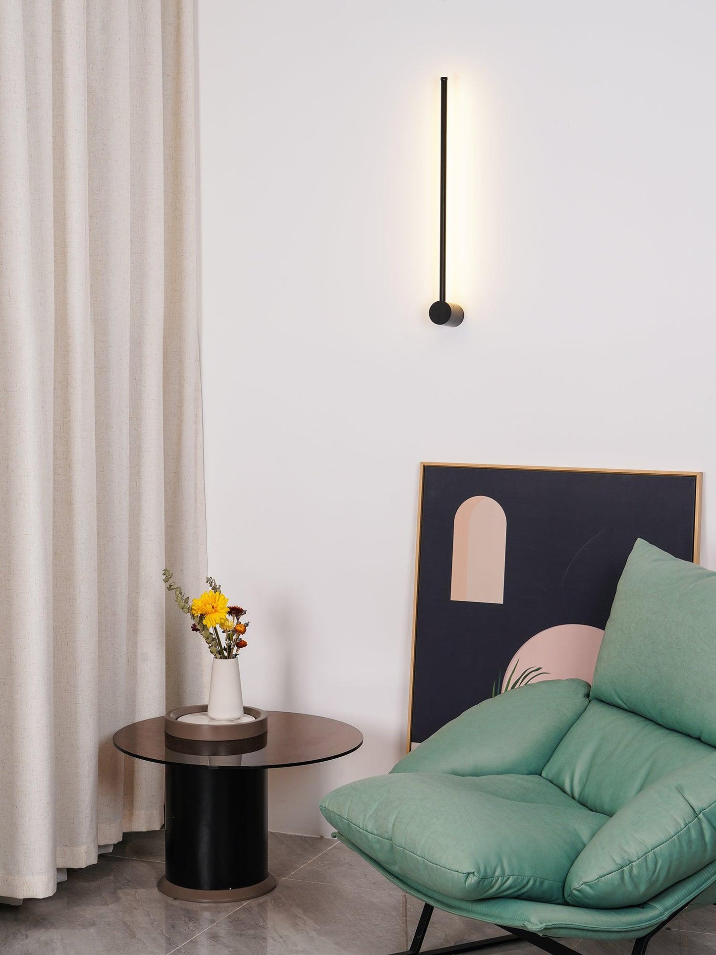 Linear LED Wall Light - Energy Efficient, Dimmable, Modern Design