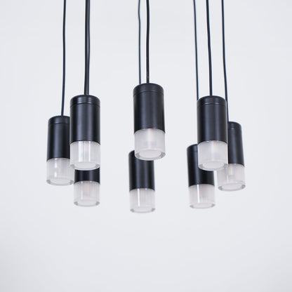 Elegant Lattice Chandelier with Adjustable Height and Crystal Accents