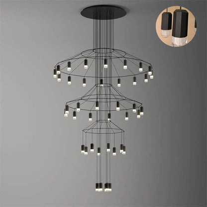 Elegant Lattice Chandelier with Adjustable Height and Crystal Accents