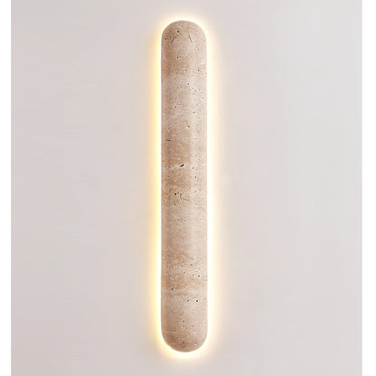 Liora Travertine Wall Sconce - Elegant Design, Adjustable Light Direct