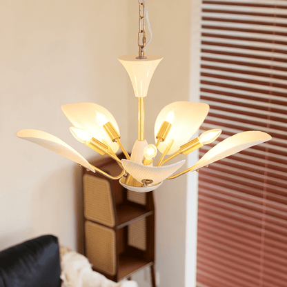 Liora Blossom Chandelier - Elegant Floral Design with Adjustable Heigh