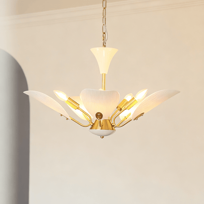 Liora Blossom Chandelier - Elegant Floral Design with Adjustable Heigh