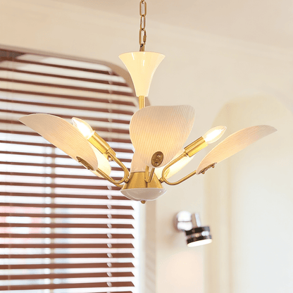 Liora Blossom Chandelier - Elegant Floral Design with Adjustable Heigh