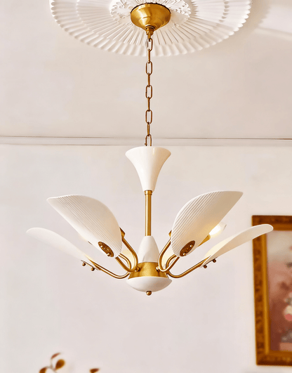 Liora Blossom Chandelier - Elegant Floral Design with Adjustable Heigh