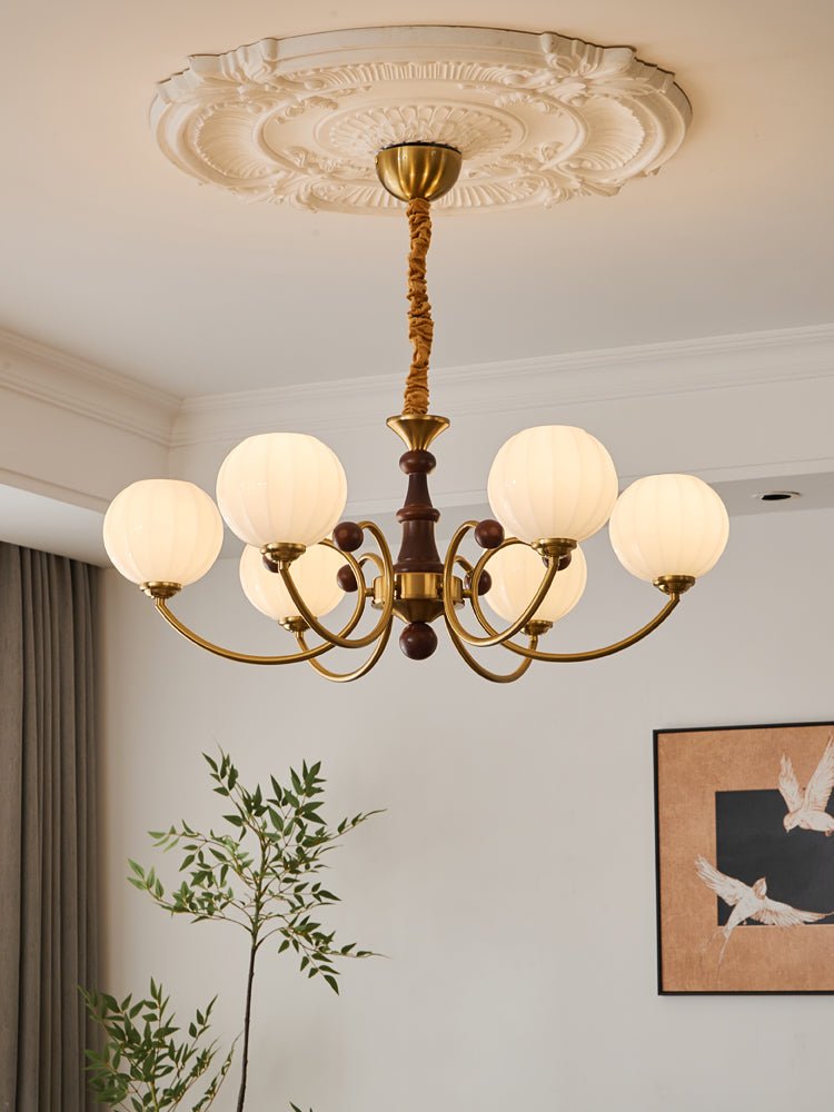 Livia Chandelier - Elegant Design with Dimmable LED Lighting