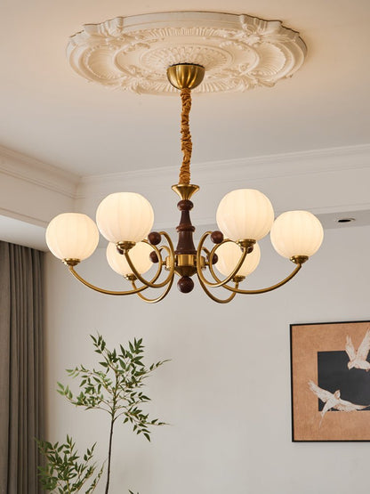 Livia Chandelier - Elegant Design with Dimmable LED Lighting