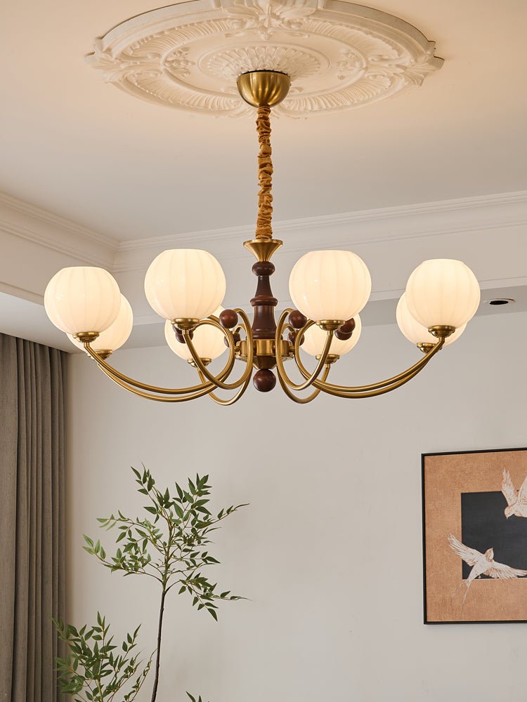 Livia Chandelier - Elegant Design with Dimmable LED Lighting