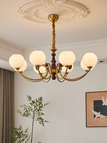 Livia Chandelier - Elegant Design with Dimmable LED Lighting