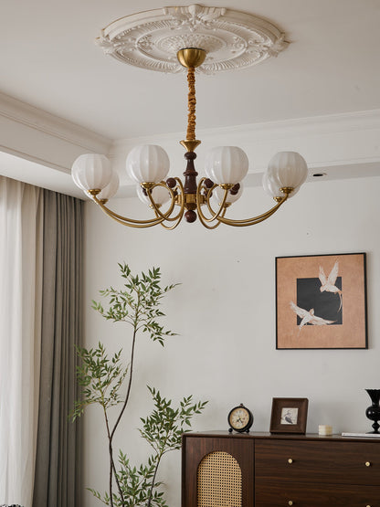 Livia Chandelier - Elegant Design with Dimmable LED Lighting