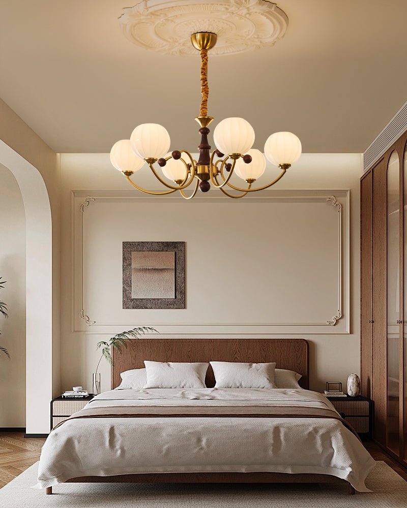 Livia Chandelier - Elegant Design with Dimmable LED Lighting